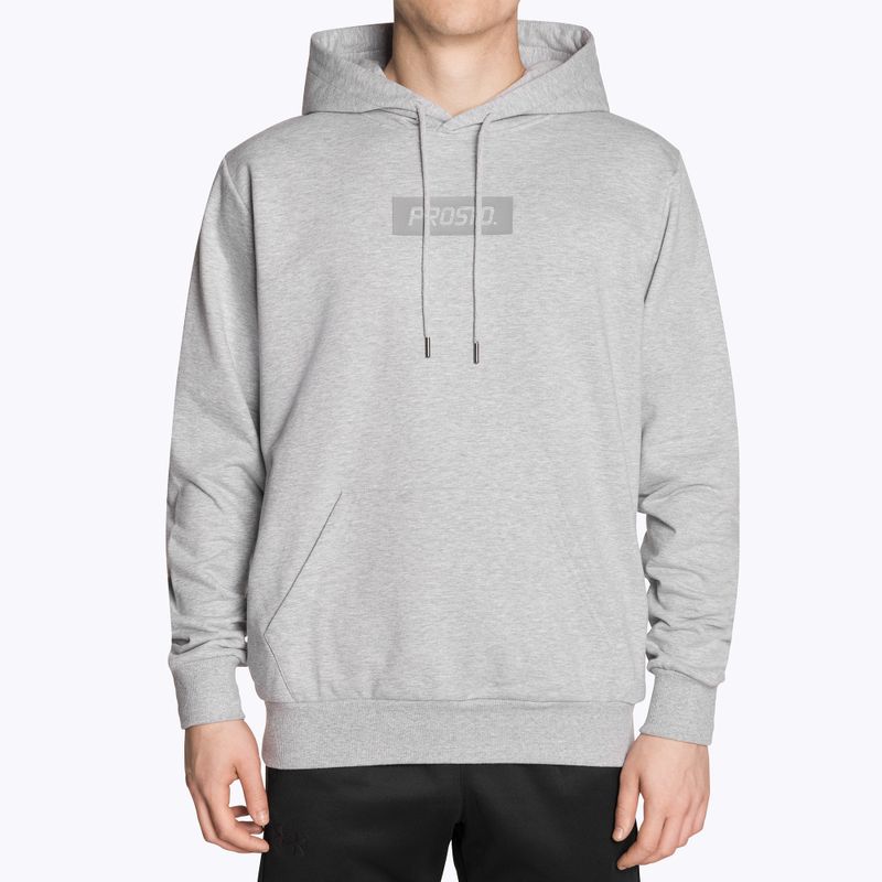 Herren PROSTO Hoodie Abox grau