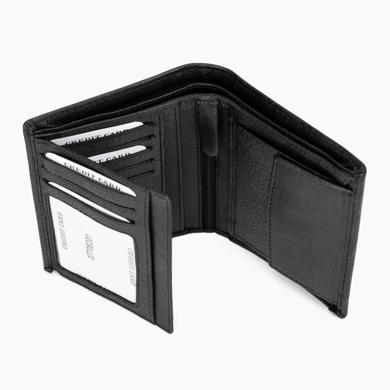 PROSTO Specro schwarzes Portemonnaie für Männer 4