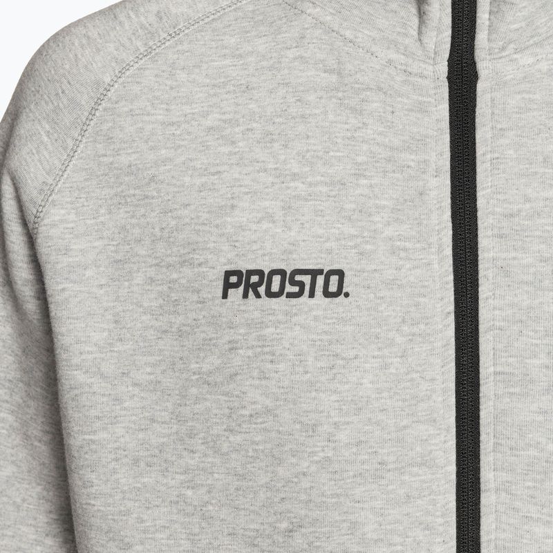 Herren PROSTO Tech Zip Hoodie Speedy grau 3