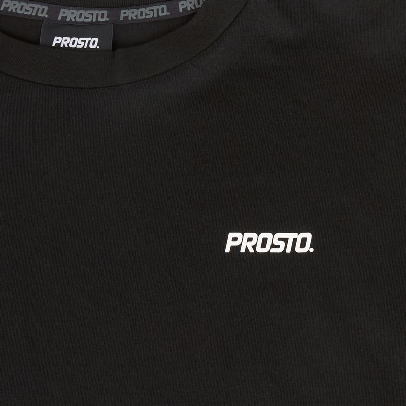 Herren PROSTO Base schwarzes T-shirt 3