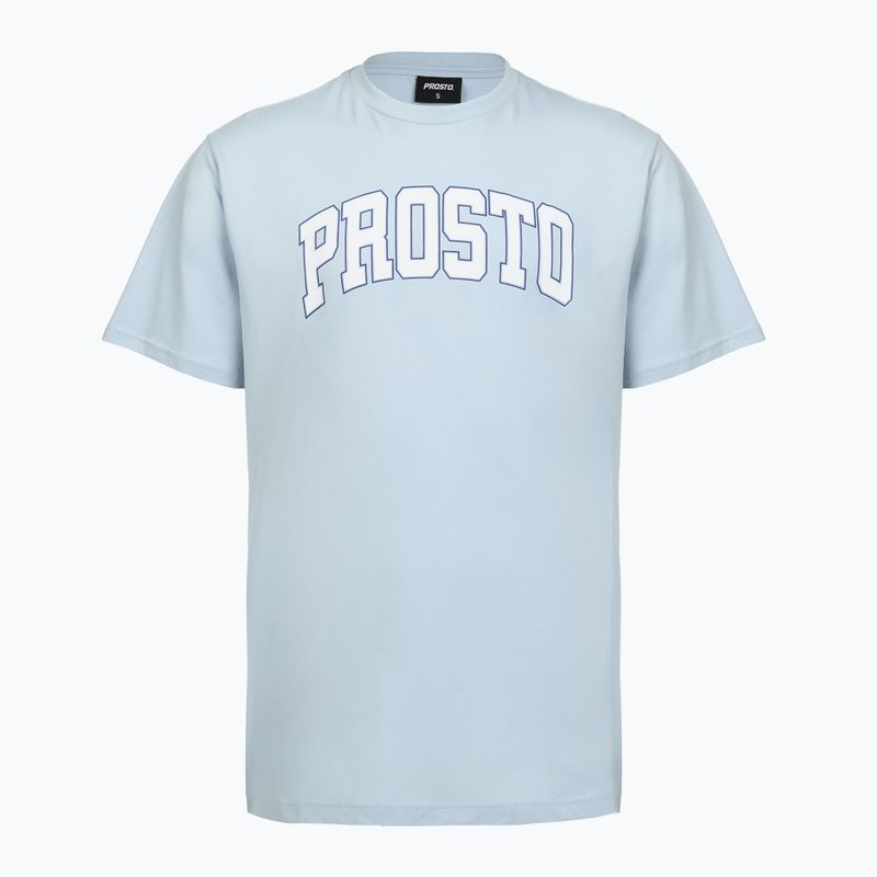PROSTO College Herren-T-Shirt hellblau