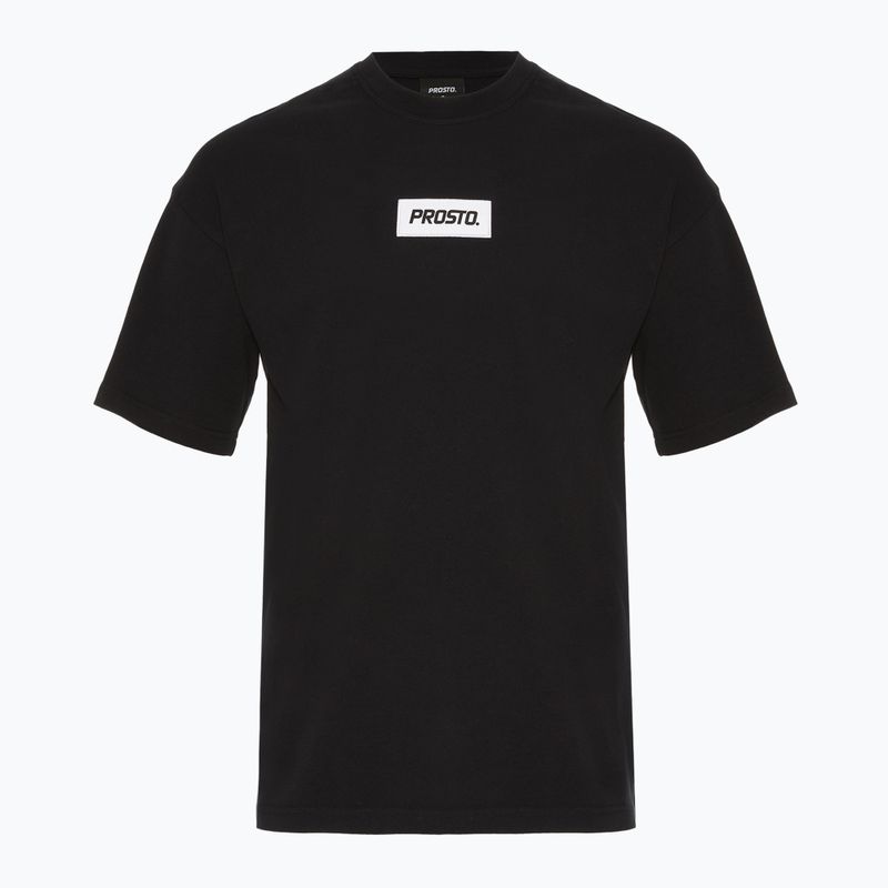 Herren PROSTO Box-T-Shirt schwarz