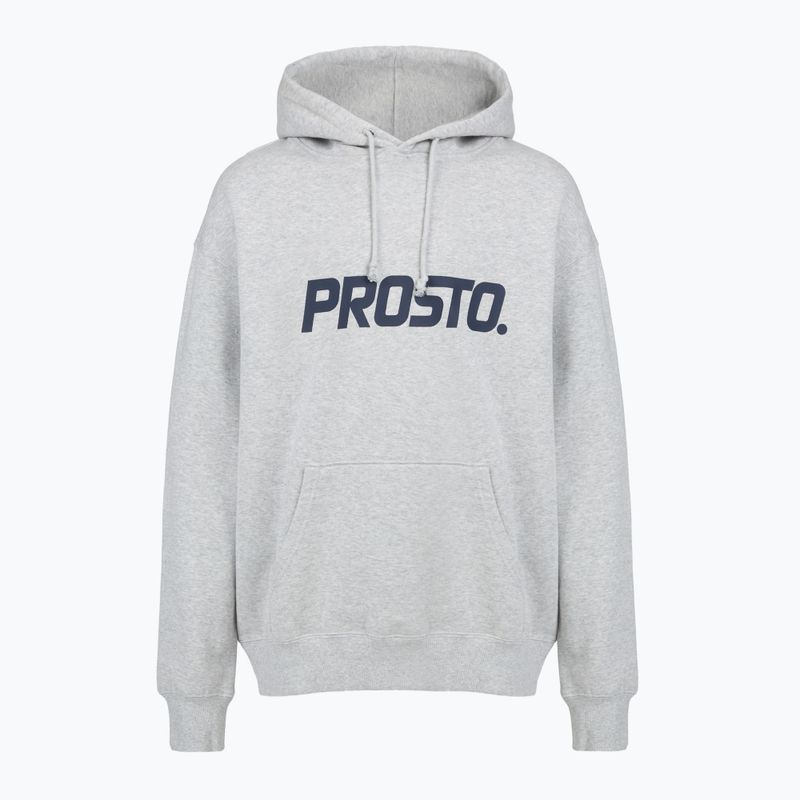 Herren PROSTO Fuss Hoodie grau
