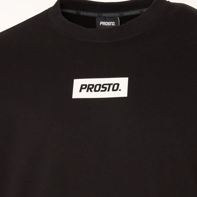 Herren PROSTO Crewneck Sweatshirt Box schwarz 3