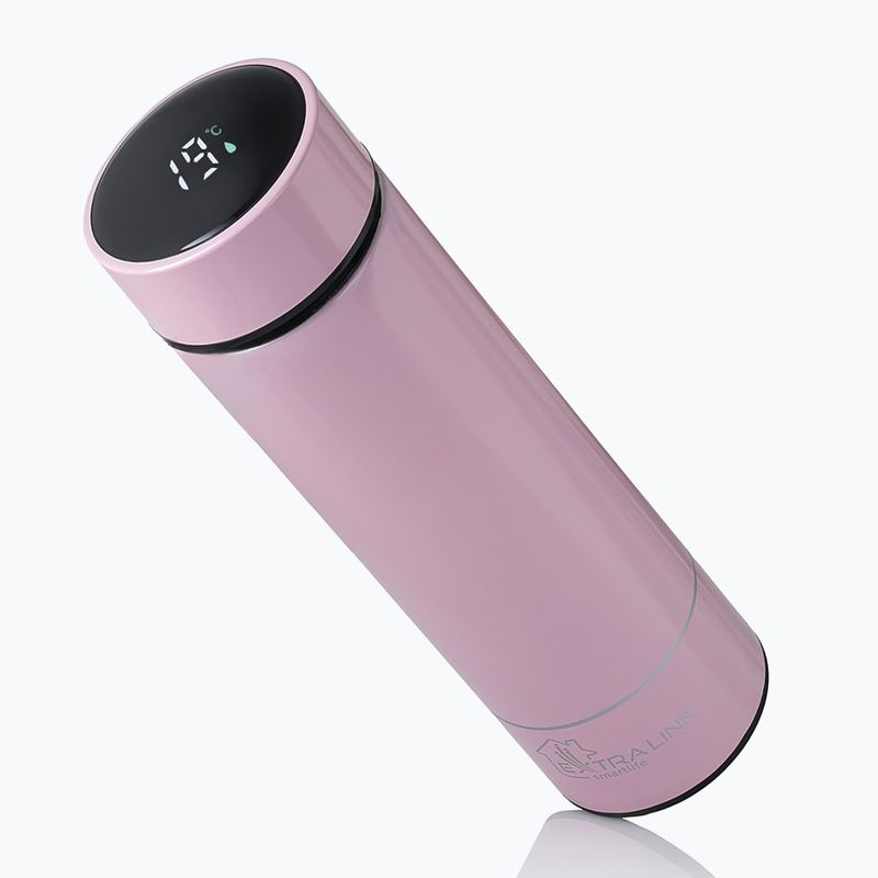 Extralink Led Thermoskanne 500 ml rosa 3