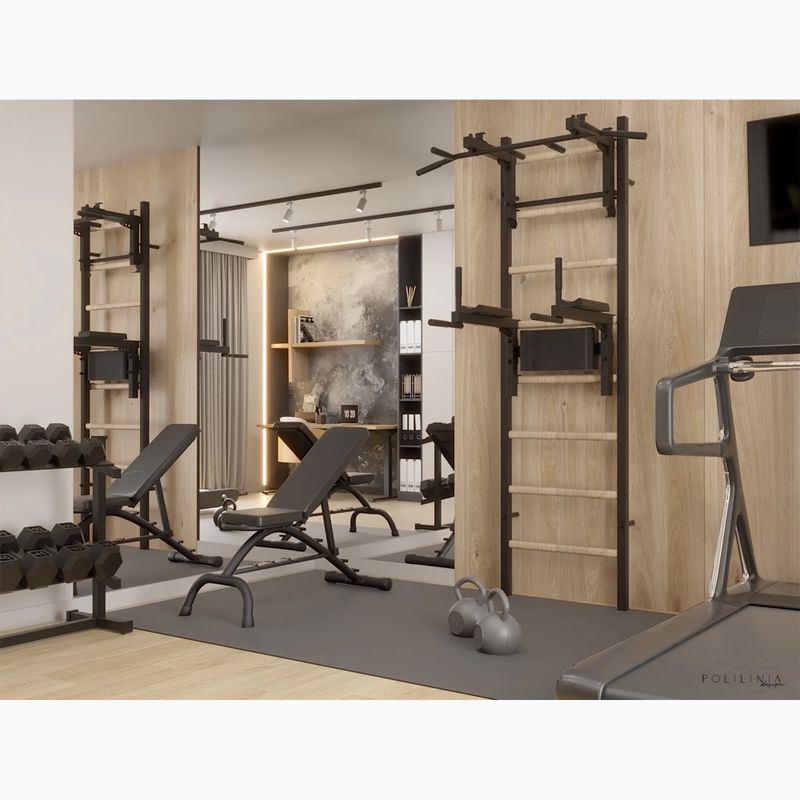 BenchK Gymnastikleiter schwarz BK-232B 22