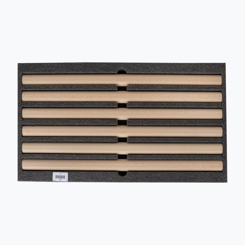 BenchK 222W weiß matt/Eiche Gymnastikleiter 5