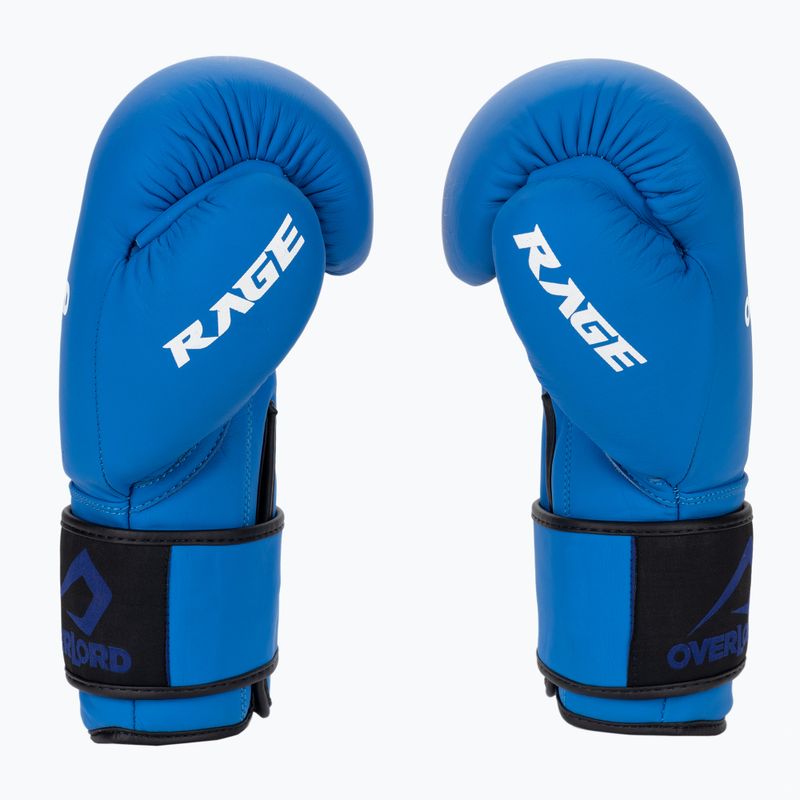 Overlord Rage blaue Boxhandschuhe 100004-BL/10OZ 3