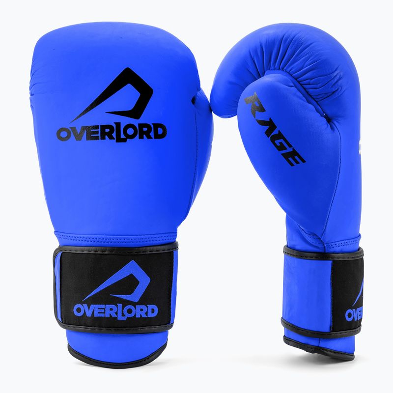 Overlord Rage blaue Boxhandschuhe 100004-BL/10OZ 6