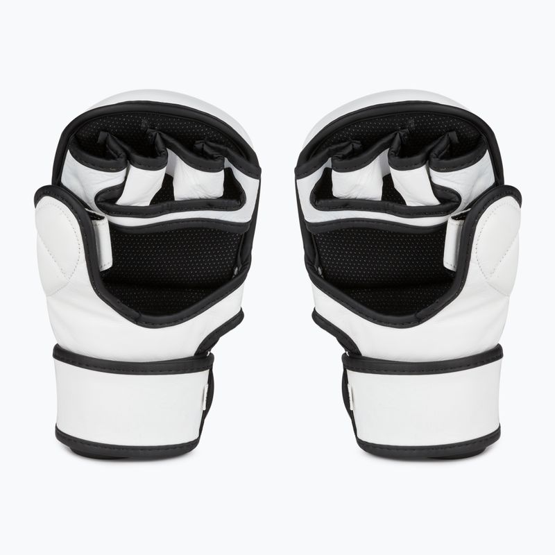 Overlord Sparring MMA Grappling Handschuhe Naturleder weiß 101003-W/M 2