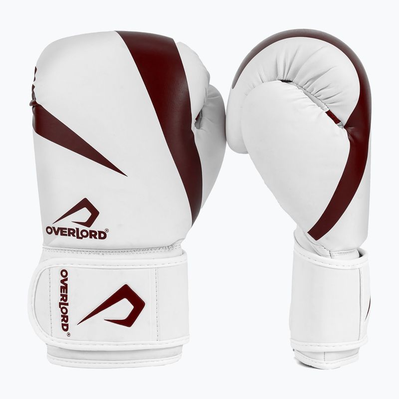 Boxhandschuhe Overlord Riven biało_Rot 2