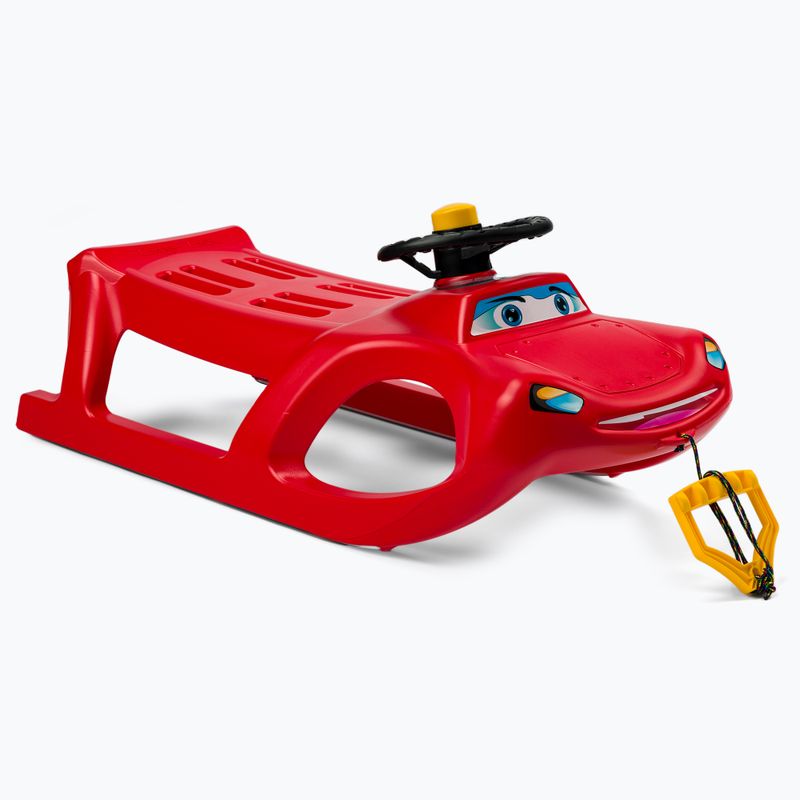 Kinderschlitten mit Lenker Prosperplast Zigi-Zet Stering rot ISZGS-1788C