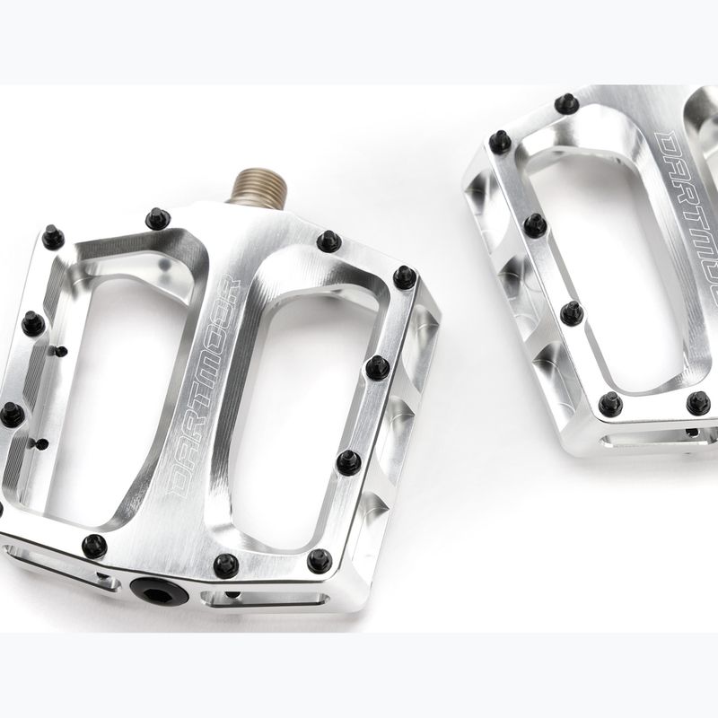 Fahrradpedale Dartmoor Thunder mirror silver 2
