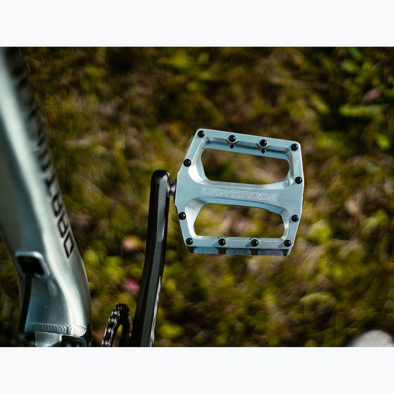 Fahrradpedale Dartmoor Thunder mirror silver 3