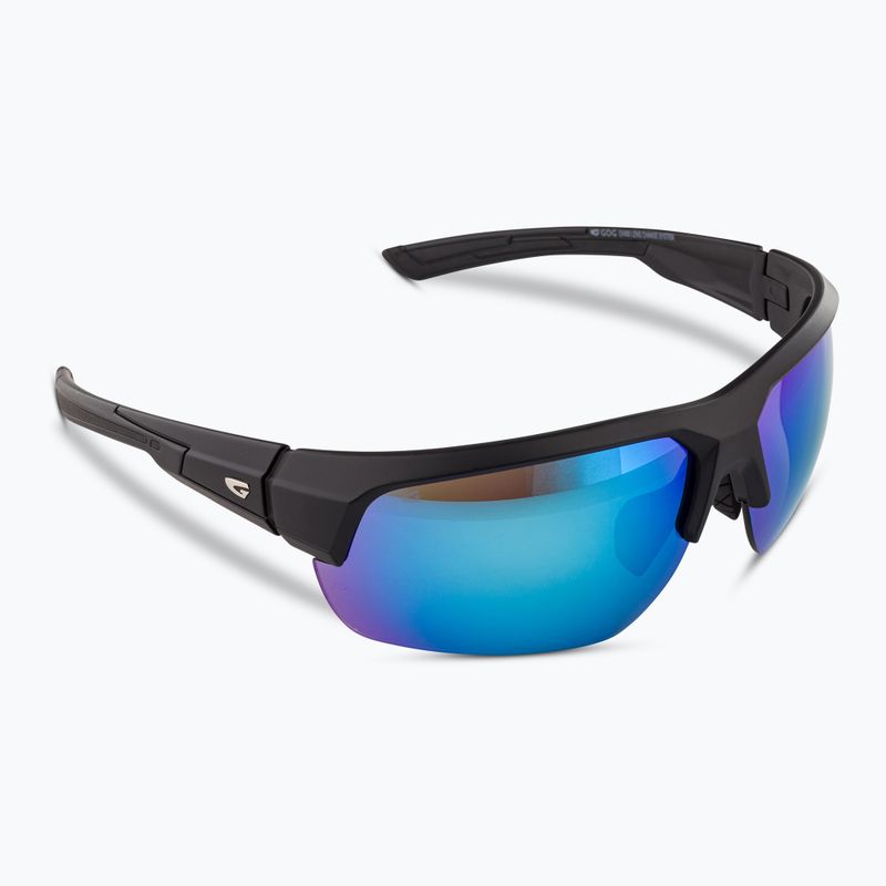 GOG Benelli mattschwarze/polychromatische weiß-blaue Sonnenbrille 2