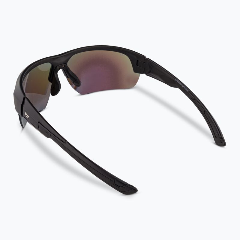 GOG Benelli mattschwarze/polychromatische weiß-blaue Sonnenbrille 3