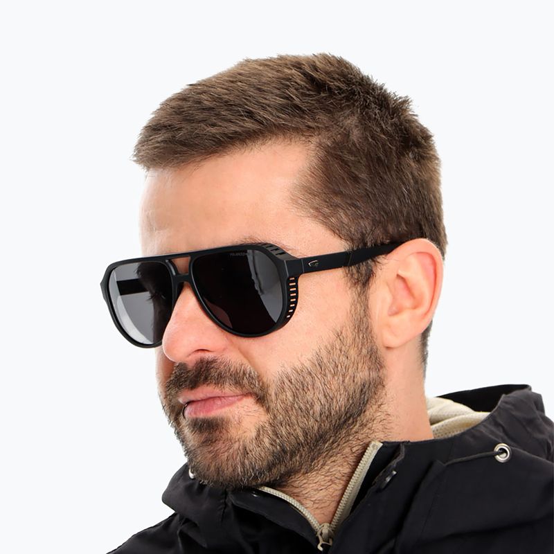 GOG Rayo mattschwarze Sonnenbrille 5
