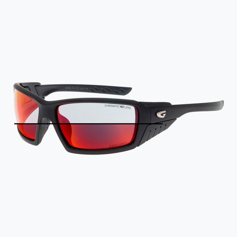 GOG Elbrus mattschwarze Sonnenbrille 3
