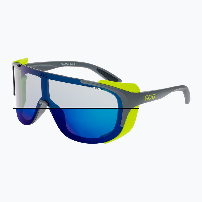 GOG Tatra Sonnenbrille matt grau/neon lemon 3