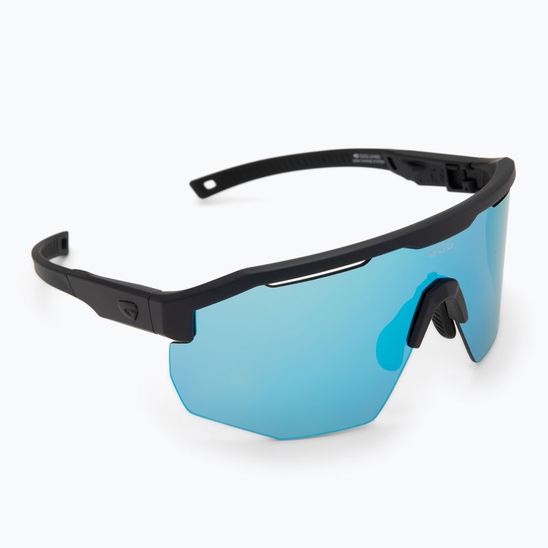 GOG Argo matte metallische marineblau/schwarz/reflex weiß/blaue Sonnenbrille 2