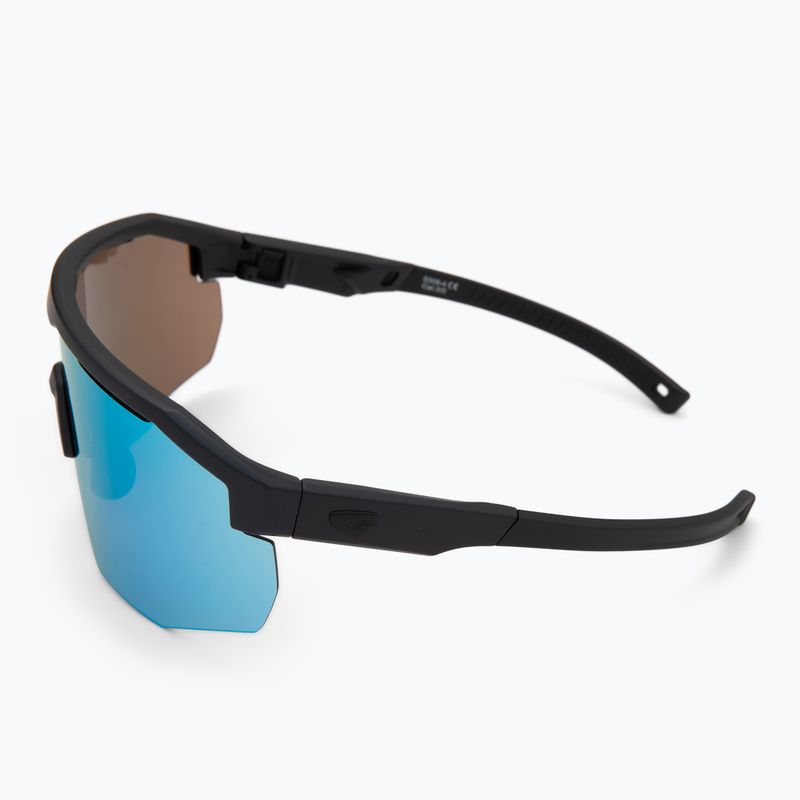 GOG Argo matte metallische marineblau/schwarz/reflex weiß/blaue Sonnenbrille 5
