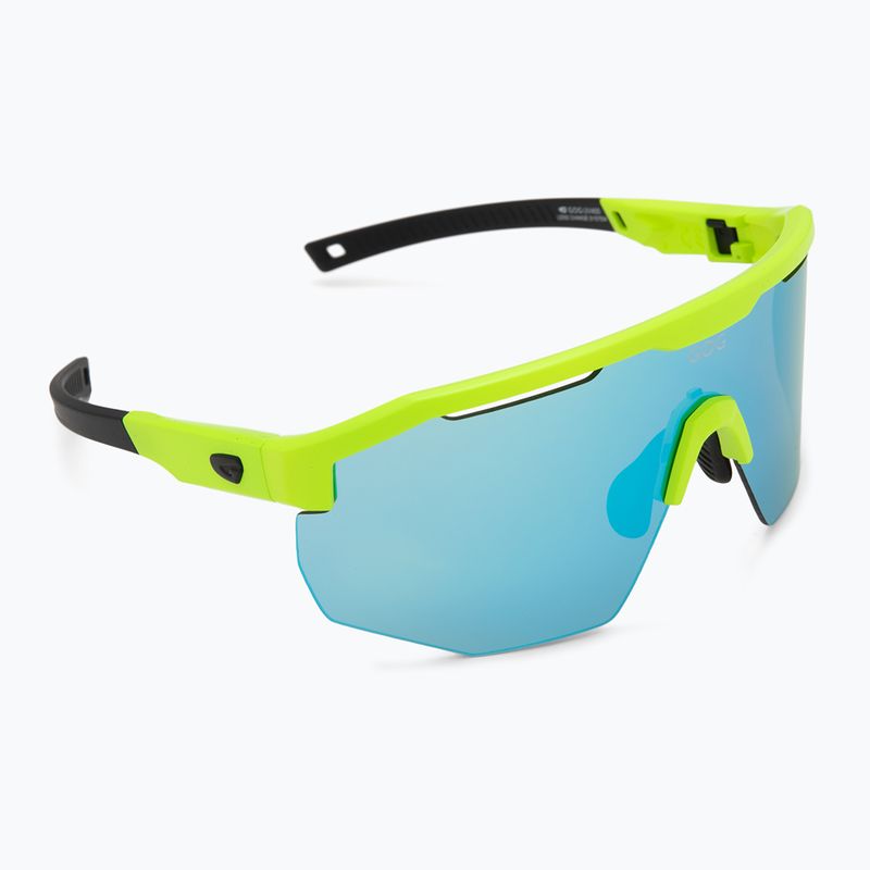GOG Argo matt neongrün/schwarz/reflex weiß/blau Sonnenbrille 2