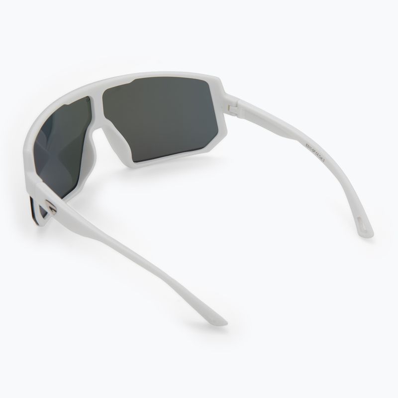 GOG Zeus Sonnenbrille matt weiß/reflex blau 2