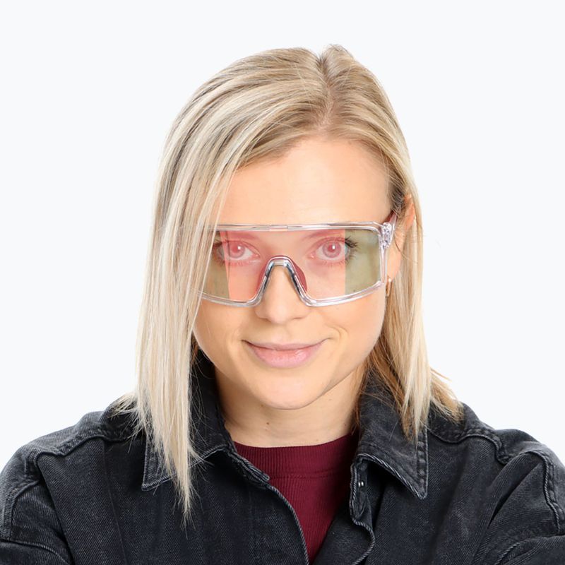GOG Ragnarok Sonnenbrille kristallklar/matt metallicrot/reflexrot 6