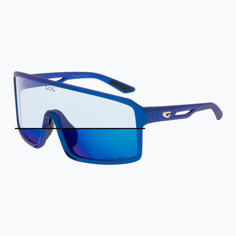 GOG Ragnarok Sonnenbrille matt metallic marineblau/reflexblau 5