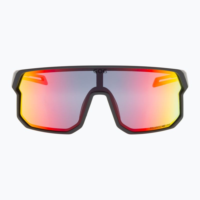 GOG Vidar mattschwarz/reflexschwarz/rot Sonnenbrille 2