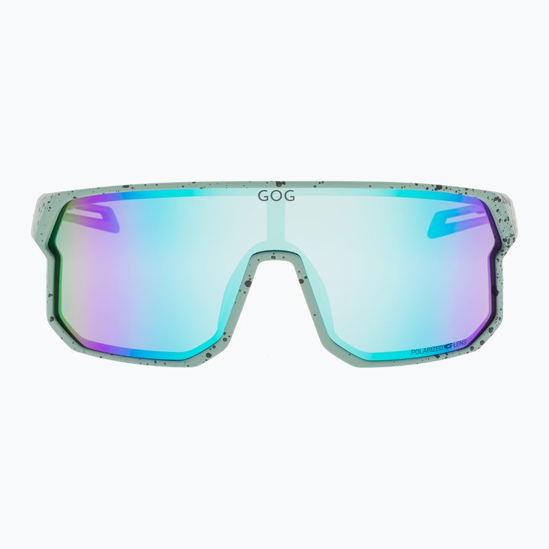 Sonnenbrille GOG Vidar matt green/black reflex white/blue 2