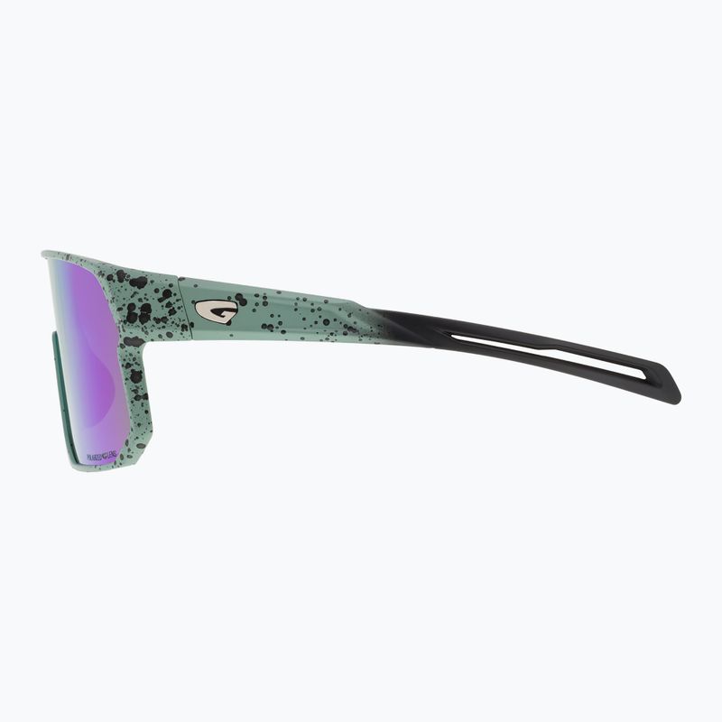 Sonnenbrille GOG Vidar matt green/black reflex white/blue 3