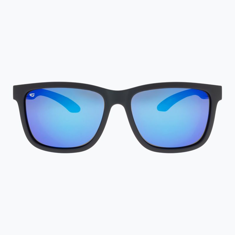 GOG Hawk matt schwarz/blaue Sonnenbrille 2