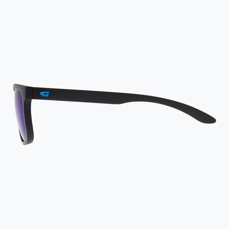 GOG Hawk matt schwarz/blaue Sonnenbrille 3