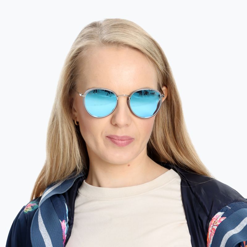 GOG Elektra matt kristallgrau/silberne Sonnenbrille 6