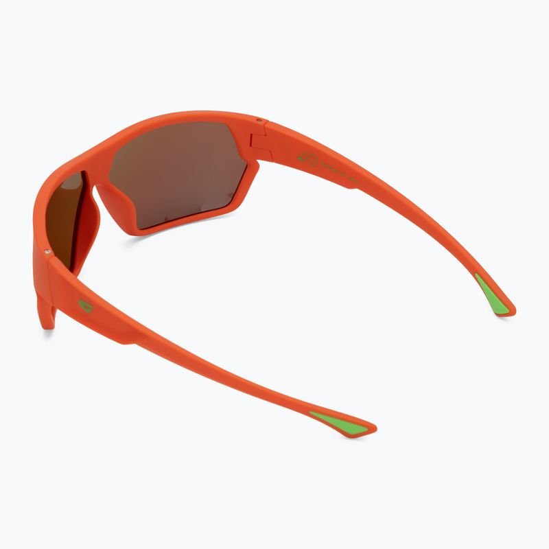 GOG Zonda matt neon orange/grün Sonnenbrille 2