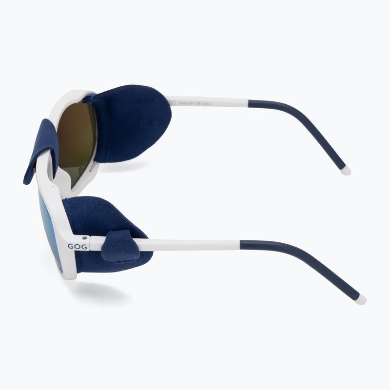 GOG Everest Sonnenbrille matt weiß/marineblau 4