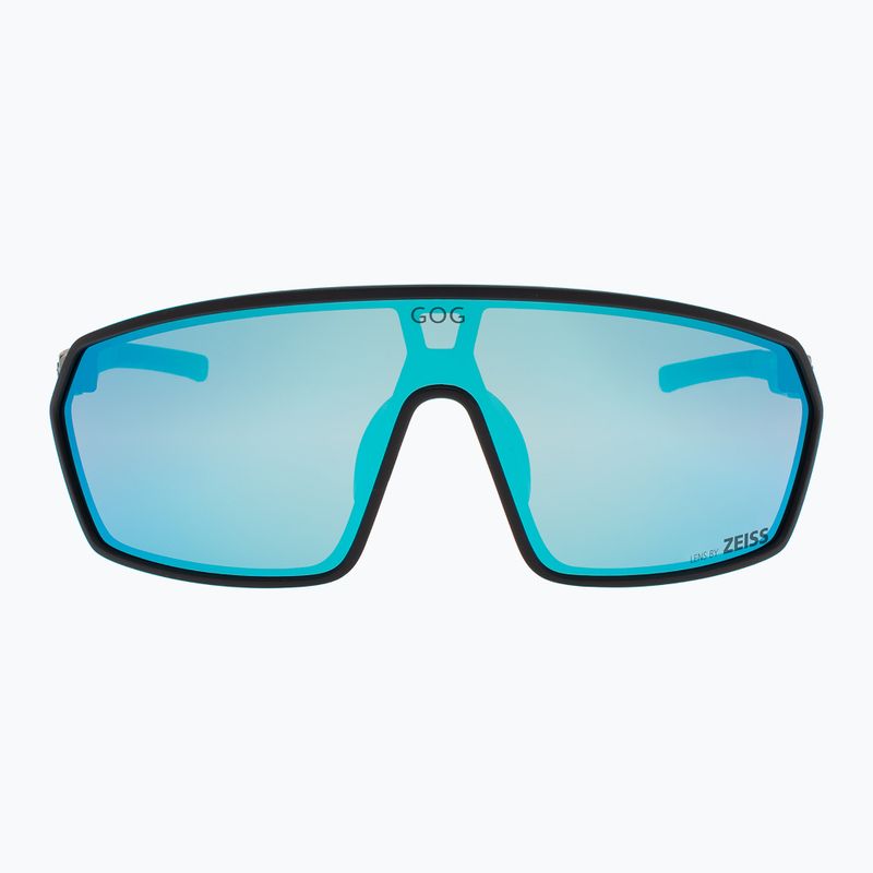 GOG Freya Sonnenbrille matt schwarz/reflex himmelblau 2