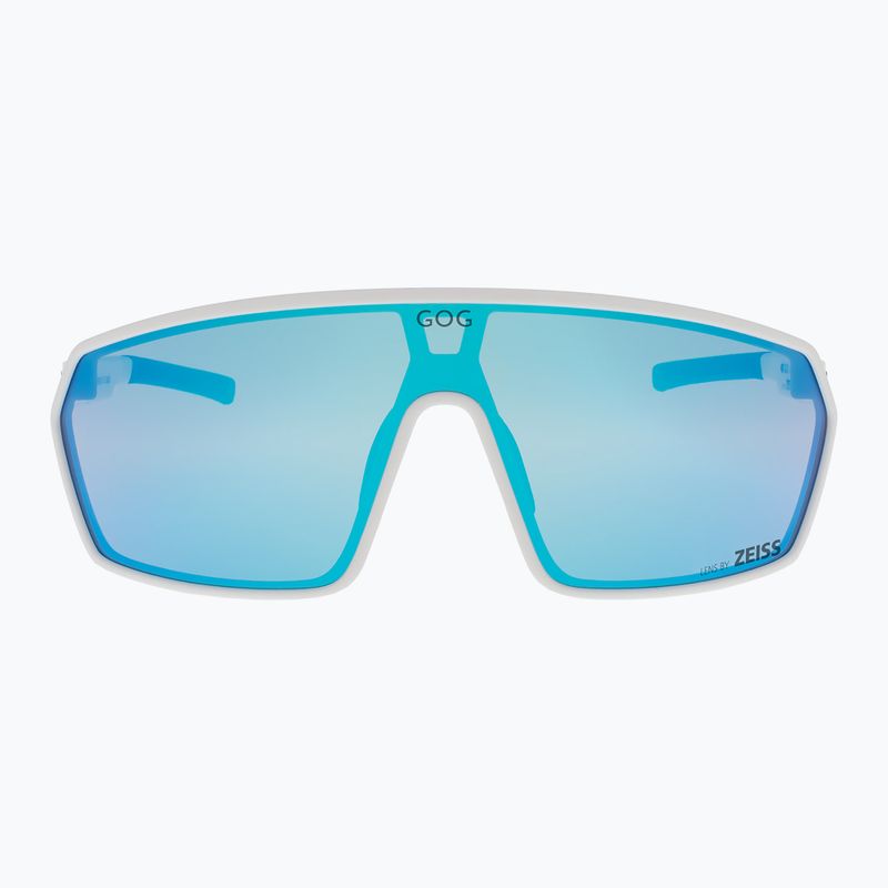 GOG Freya matt weiß/schwarz/reflex himmelblau Sonnenbrille 2