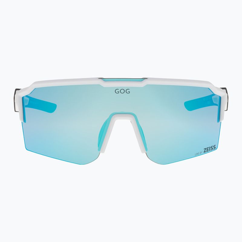 GOG Valhalla matt weiß/schwarz/reflex himmelblau Sonnenbrille 2