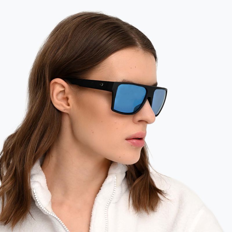Sonnenbrille GOG Nazca matt black/reflex white blue 4