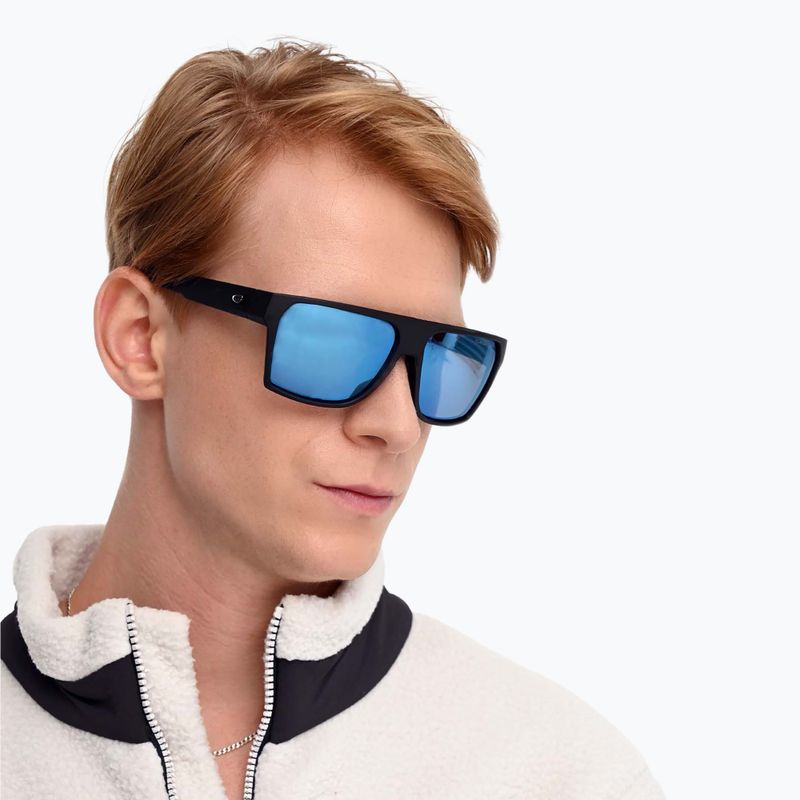 Sonnenbrille GOG Nazca matt black/reflex white blue 5