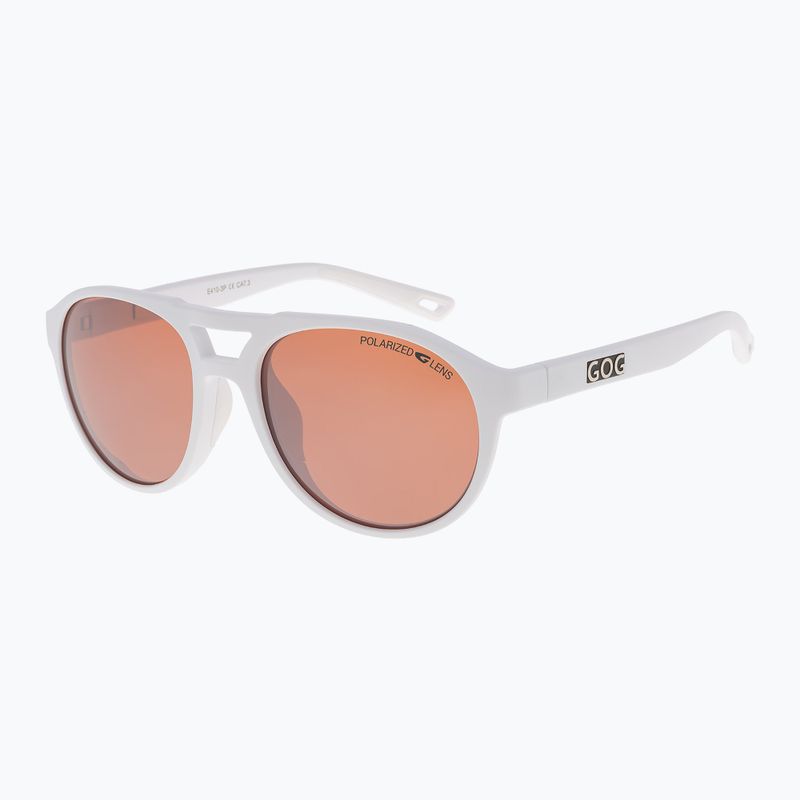 Sonnenbrille GOG Nanga matt white/reflex silver 2
