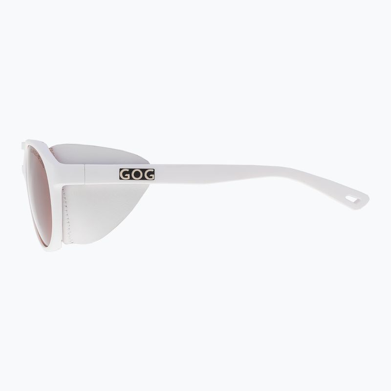 Sonnenbrille GOG Nanga matt white/reflex silver 4