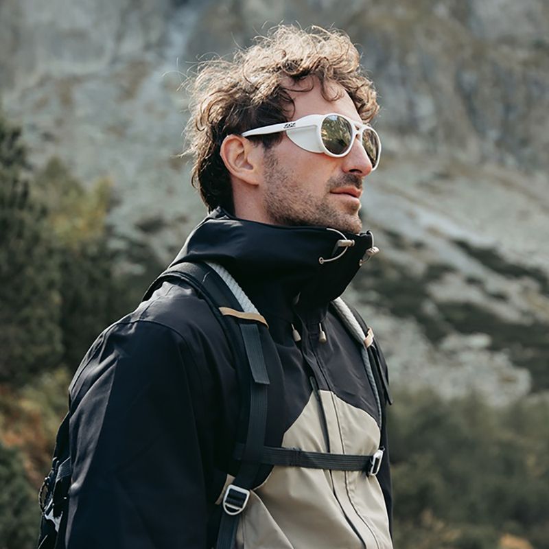 Sonnenbrille GOG Nanga matt white/reflex silver 5