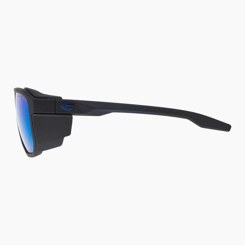 Sonnenbrille GOG Pamir matt metallic black/black/reflex white blue 5