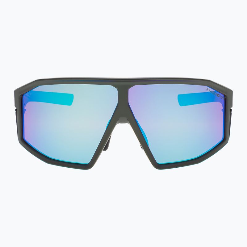 GOG Sonnenbrille Lhotse S3 matt metallic grün/schwarz/reflex weiß blau 3