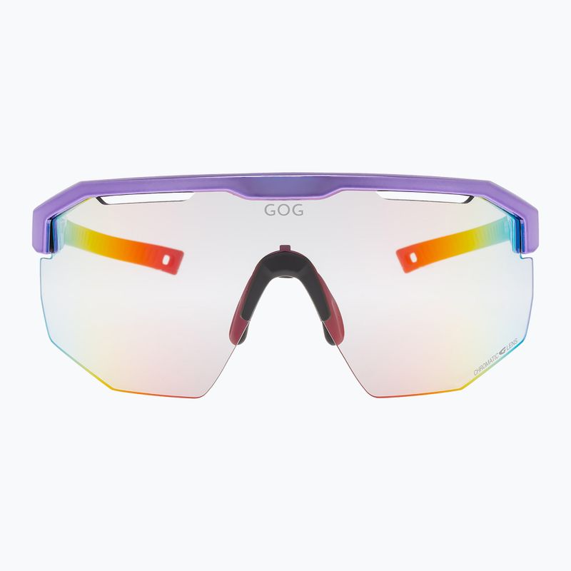 Sonnenbrille GOG Argo C metallic purple/black reflex red 2