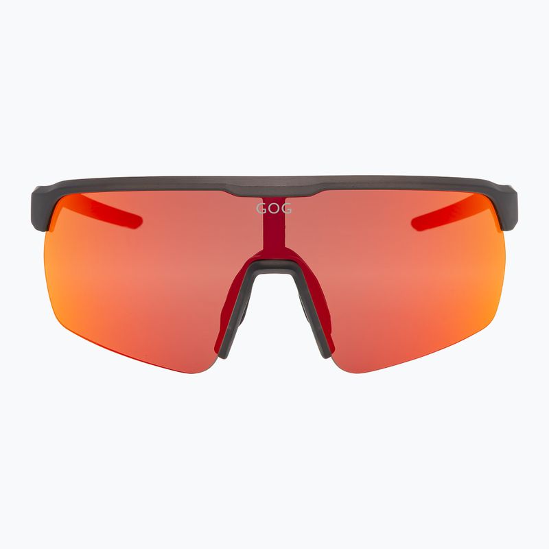 Sonnenbrille GOG Hervor matt crystal black/copper reflex black/red 2