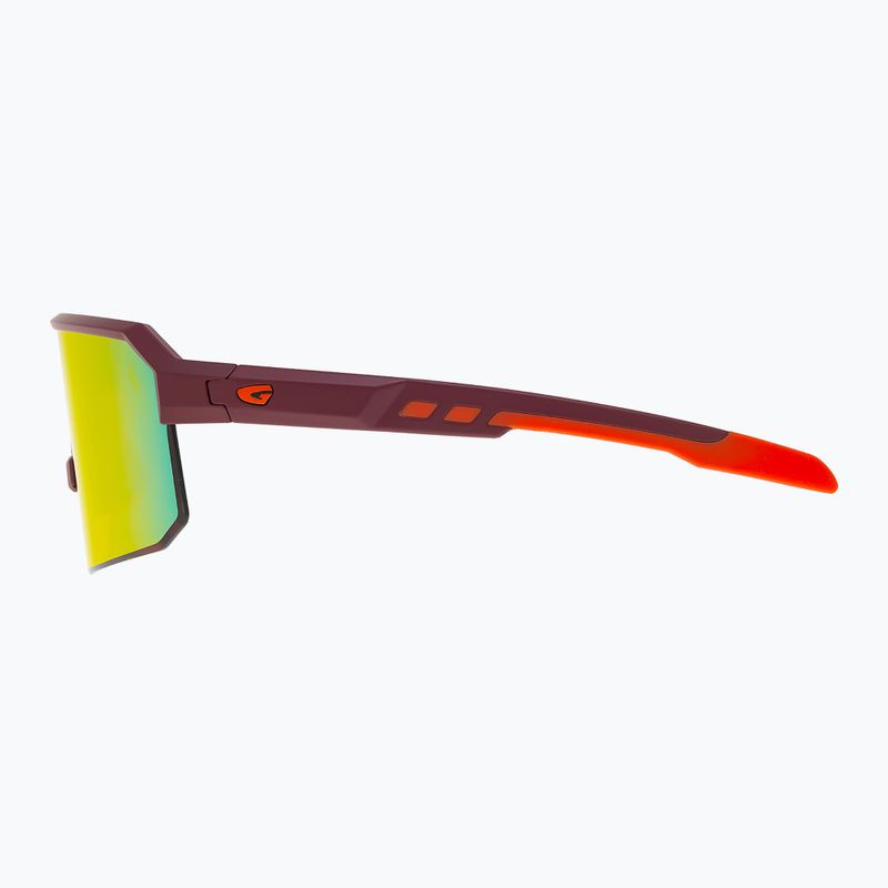 Sonnenbrille GOG Nanna matt burgundy/orange reflex black/red 3